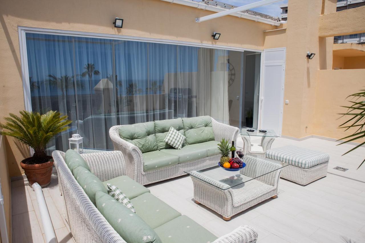 Spacious 200 Sq.M. Penthouse With Sea View Terraces Торремолінос Екстер'єр фото