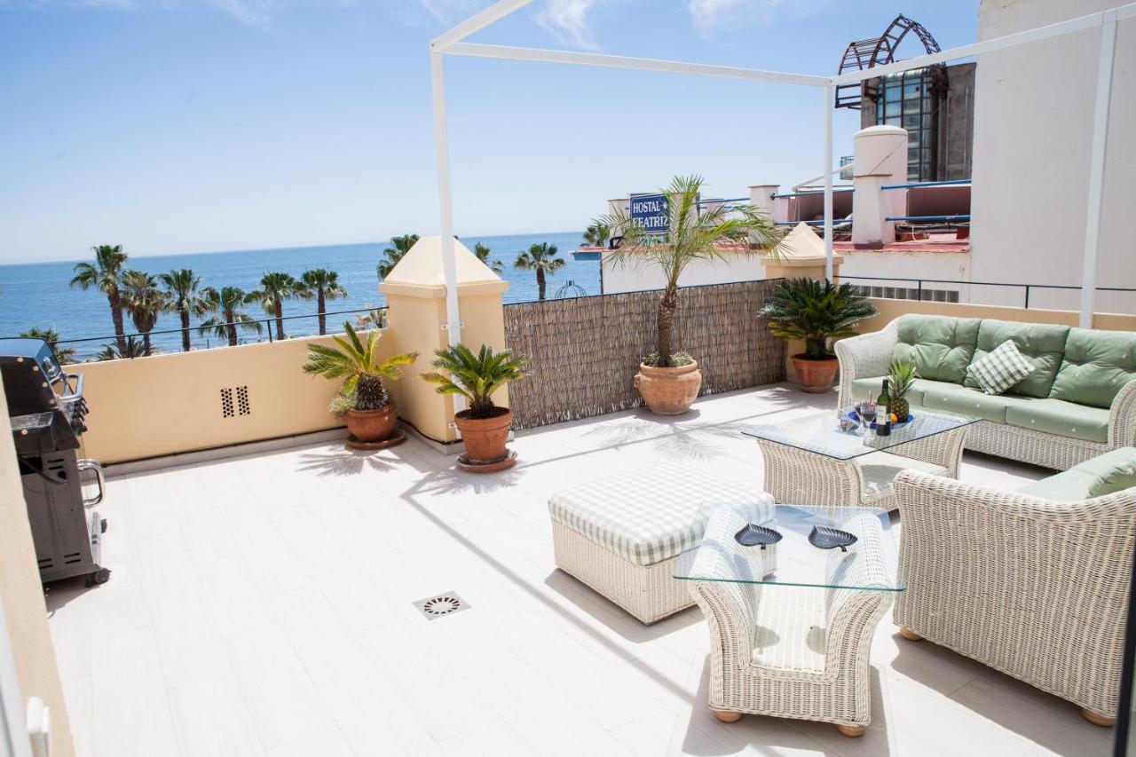 Spacious 200 Sq.M. Penthouse With Sea View Terraces Торремолінос Екстер'єр фото